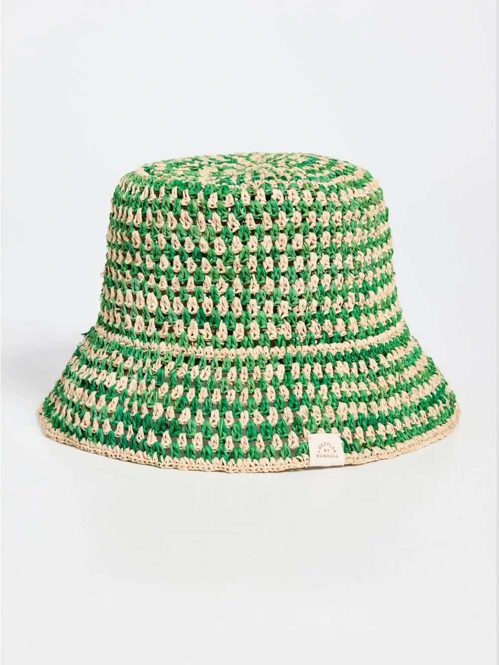 NWT Loeffler Randall Jocelyn Raffia Bucket Hat